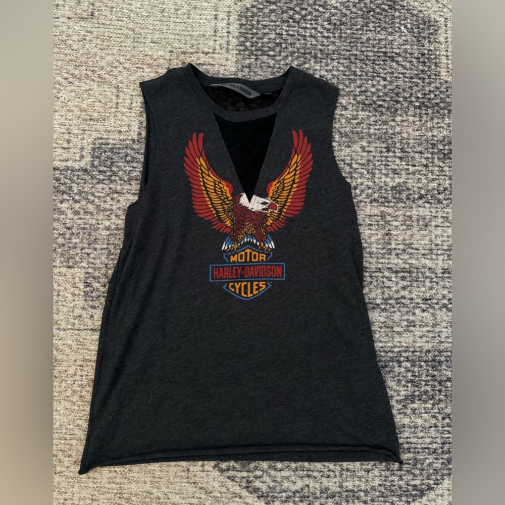 Harley Davidson Sleeveless Tee sz Medium